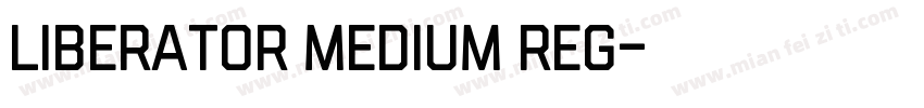 Liberator Medium Reg字体转换